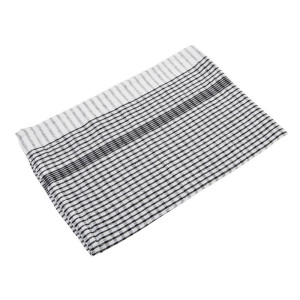 Juoda polikotono rankšluostis - 10 vnt. - Vogue - Fourniresto