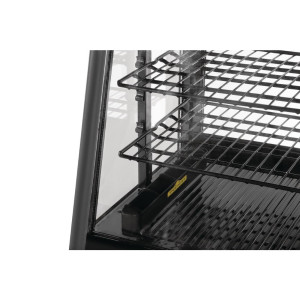 Juodas šaldytuvas vitrinoje 100 l - Polar - Fourniresto