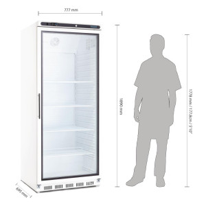 Šaldytuvas vitrina su pliuso temperatūra 600 L - Polar - Fourniresto