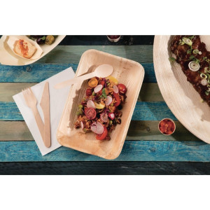 Medinis, biodegraduojantis peilis 165 mm - 100 vnt. - Fiesta Green - Fourniresto