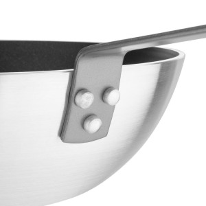 Neprilipantis keptuvės Wok su platininiu teflonu Ø 300 mm - Vogue - Fourniresto