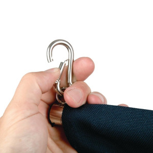 Raudona drobės kliūtis su stulpais ir tvirtinimais - Bolero - Fourniresto