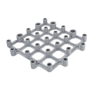 Pilkas grotelės 335 x 335 mm - 2 vnt. - Vogue - Fourniresto