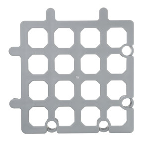 Pilkas grotelės 335 x 335 mm - 2 vnt. - Vogue - Fourniresto