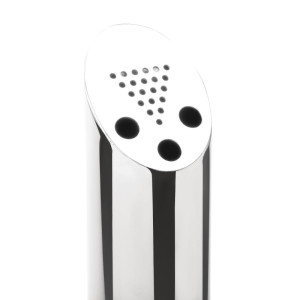 Pelenų dėklas su tvirtinimu prie žemės iš nerūdijančio plieno Ø 75 mm - Bolero - Fourniresto