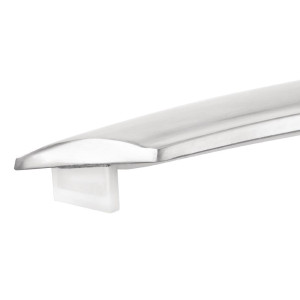 Kvadratinis stalas su lenkiamu stalu iš nerūdijančio plieno - 600 x 600 mm - Bolero - Fourniresto