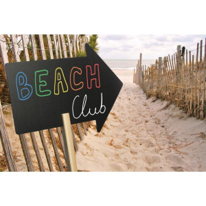 Krypties rodyklės skydas 500 x 20 mm - Securit - Fourniresto