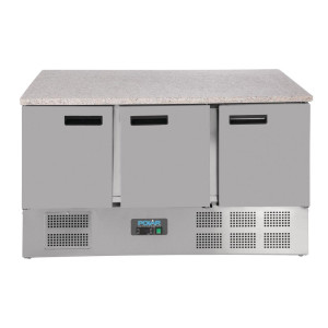 Šaldytuvas su teigiamu temperatūros režimu su marmuro darbastalį 368 L - Polar - Fourniresto