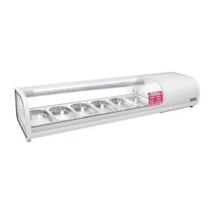 Atvėsinta tapų vitrina 6 GN 1/3 - Polar - Fourniresto