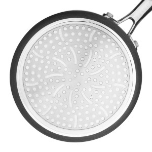 Nelipianti keptuvė iš aliuminio, tinkanti indukcinei viryklei Ø 160 mm - Vogue - Fourniresto