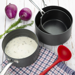 Nelipianti keptuvė iš aliuminio, tinkanti indukcinei kaitlentei Ø 180 mm - Vogue - Fourniresto