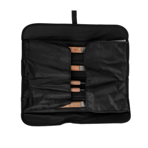 Barbekiu rinkinys iš nerūdijančio plieno ir medžio 4 įrankiai - DEGLON - Fourniresto