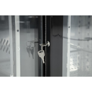 Užpakalinės durys su 2 slenkamaisiais stiklais 350 l - Polar - Fourniresto