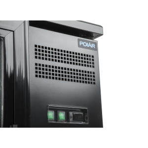 Užpakalinės durys su 2 slenkamaisiais stiklais 350 l - Polar - Fourniresto