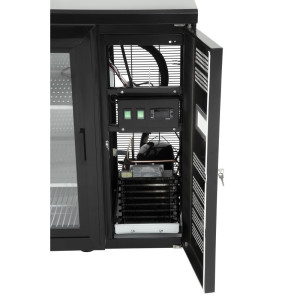 Užpakalinė baro dalis su 2 slankiojančiomis durimis 698 l - Polar - Fourniresto