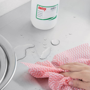 Nelaužtas neaudeklis raudonas 100 metrų ritinys - Jantex - Fourniresto