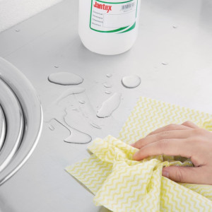 Geltonas nespalvotas šifonas, 100 metrų ritinys - Jantex - Fourniresto