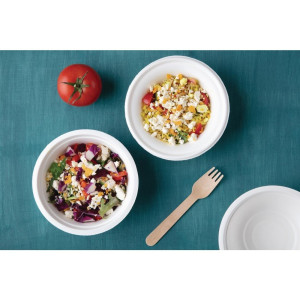 Kompostuojami Bagasės indai 151 mm - 50 vnt. - Fiesta Green - Fourniresto