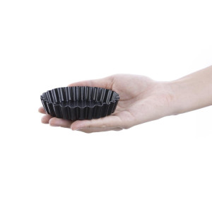 Tortų formelė su neprilipančiu padu ir išimamu dugnu, 10 cm - 3 vnt. - Vogue - Fourniresto