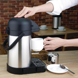 Dvigubo sienelio nerūdijančio plieno pompos kriaušė-1,9 l - Olympia