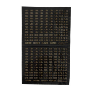 Darbo laiko lentelė - FourniResto - Fourniresto