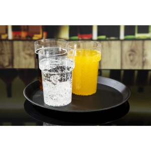 Apsauginis apvalus stiklo pluošto patinas su neslystančia danga, juodas, Ø 280 mm - Cambro - Fourniresto