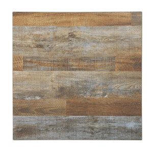 Stalo plokštė kvadratinio formos su seno medžio efektu - L 700 mm - Bolero