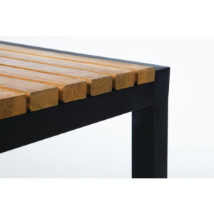 Baro kėdės iš plieno ir akacijos - 2 vnt. - Bolero - Fourniresto