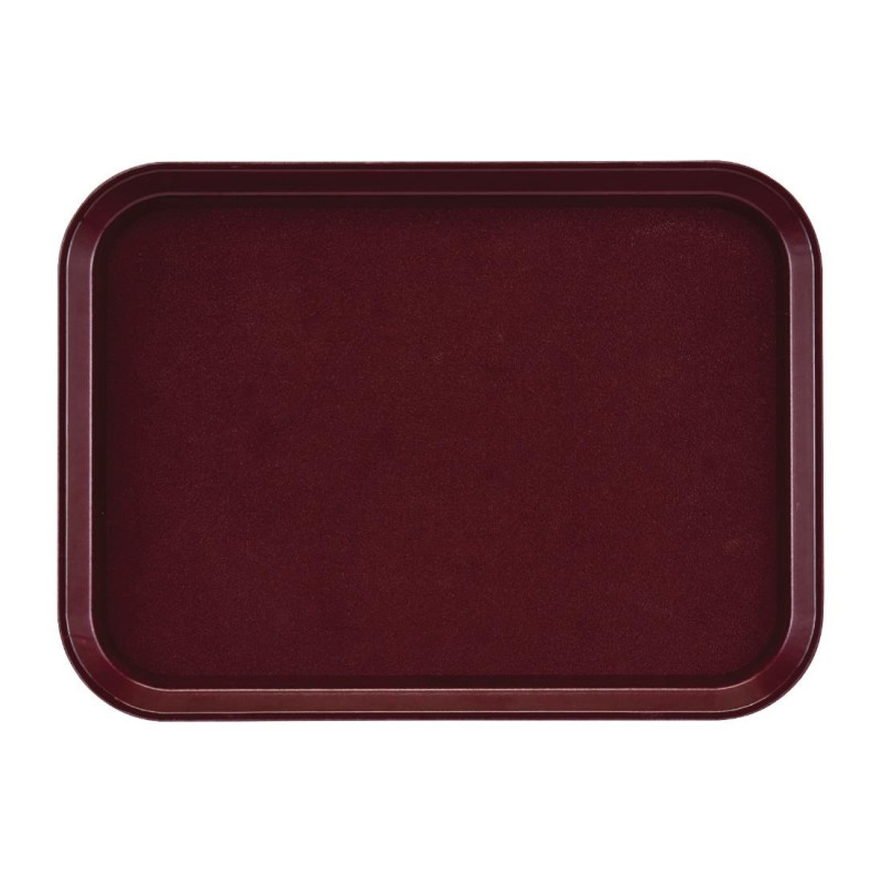 Stačiakampis neslystantis stiklo pluošto EpicTread Bordeaux 350 mm - Cambro - Fourniresto