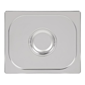 Plokščiai nerūdijančio plieno dangtis - GN 1/2 - Vogue - Fourniresto