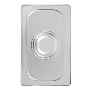 Plokščiai nerūdijančio plieno dangtis - GN 1/4 - Vogue - Fourniresto