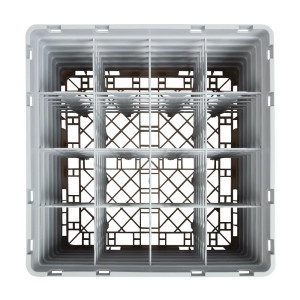 Stiklinių dėklas 16 skyrių Camrack Beige-L 500 x G 500 mm - Cambro