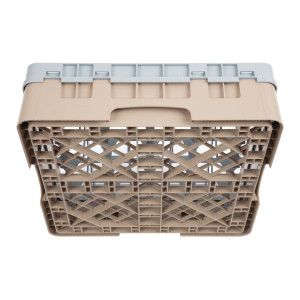 Stiklinių dėklas 25 skyriais Camrack Beige- I 500 x G 500mm - Cambro