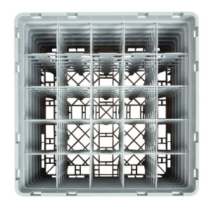 Stiklinių dėklas 25 skyriais Camrack Beige - I 500 x P 500 mm - Cambro