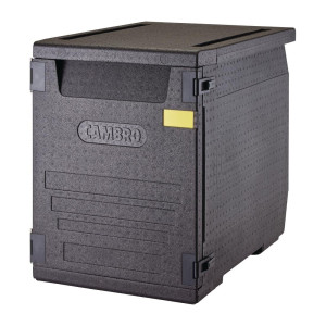EPP priekinio įkrovimo konteineris 600 x 400 mm be slydinių - 155 l - Cambro