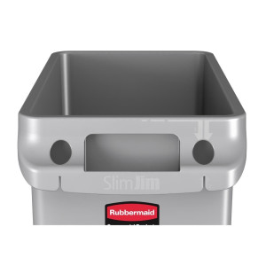 Plastikinis "Slim Jim" surinkėjas - 60 l - Rubbermaid