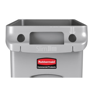 Sulčiaspalvis Slim Jim konteineris - 87 l - Rubbermaid
