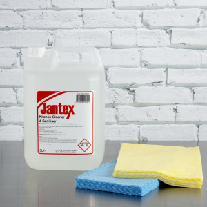 Mėlyni vienkartiniai šluostės - 50 vnt. - Jantex