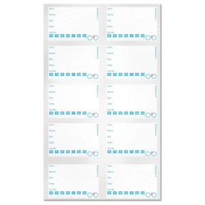 Persikibarengimo etiketės - 50 vnt. - FourniResto