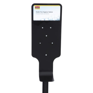 Juoda higienos stotelė su laikikliu automatiniam putų dozatoriui - Rubbermaid