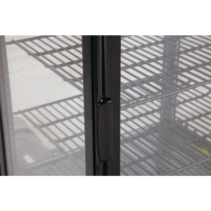 Šaldytuvas vitrina su pliuso temperatūra juoda serija C - 68 L - Polar - Fourniresto