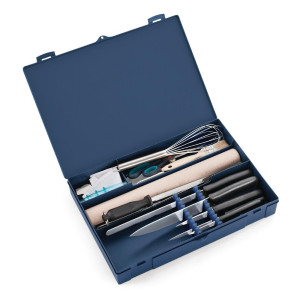 Peilių dėklas iš polipropileno ir nailono - mėlyna - DEGLON