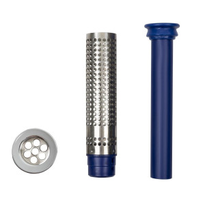 70 mm vamzdelis ir perkrovimo vamzdelis su filtru 250 mm plautuvės - FourniResto