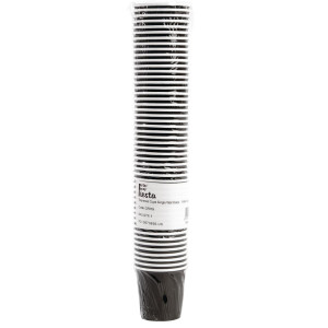 Vienkartiniai juodi espresso kavos puodeliai - 120 ml - 50 vnt. - Fiesta