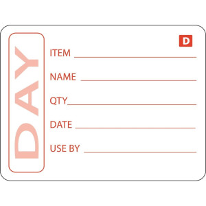 Maistinių etikečių tirpikliai - 250 vnt. rulonas - Vogue