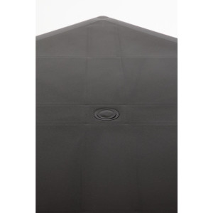 Kvadratinis stalas su juodomis aliuminio kojomis 750 mm - Bolero - Fourniresto