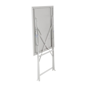 Stalo terasa kvadratinė iš plieno - pilka - 600 mm - Bolero - Fourniresto