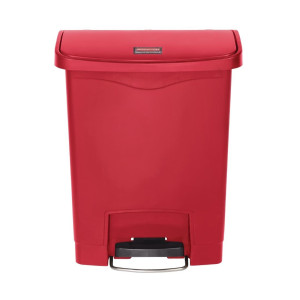 Šiukšliadėžė su pedalais Slim Jim Red - 30 l - Rubbermaid