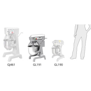 20 litrų planetarinis maišytuvas - Buffalo - Fourniresto