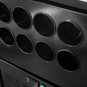 Atgalinės serijos U 4 stalčių ir vyno šaldytuvas 8 butelių - 380 l - Polar